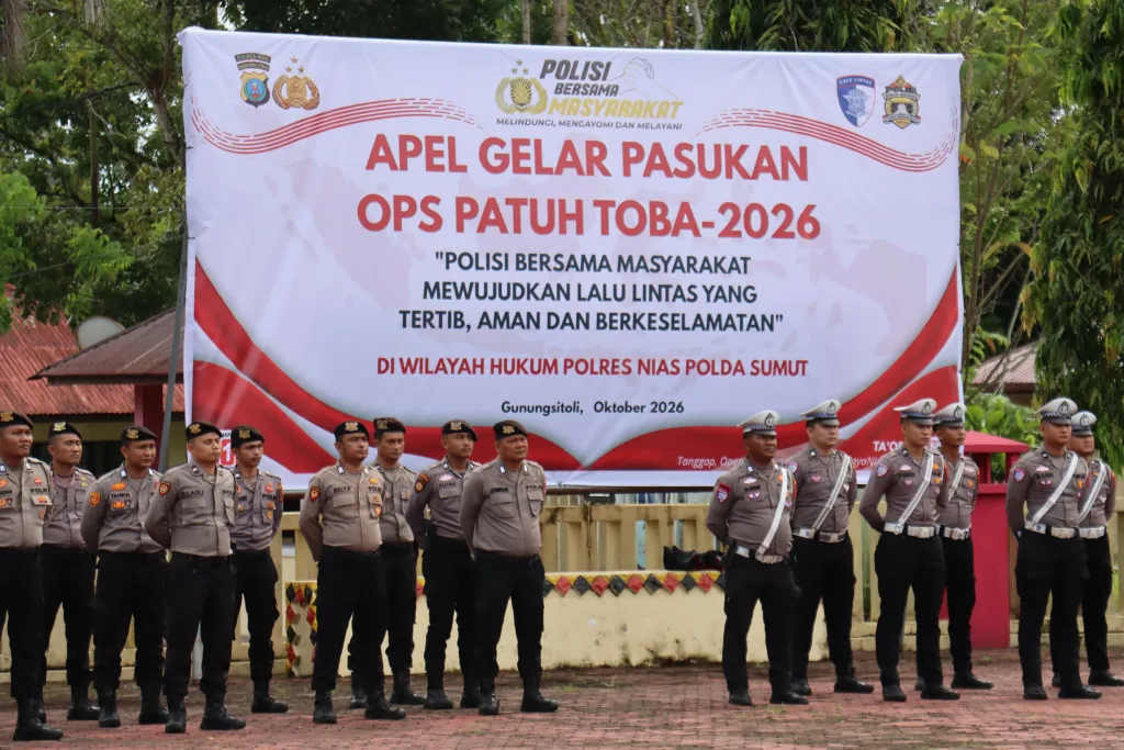Polres Nias Gelar Operasi Patuh Toba 2026, Tujuh Pelanggaran Jadi Sasaran Prioritas