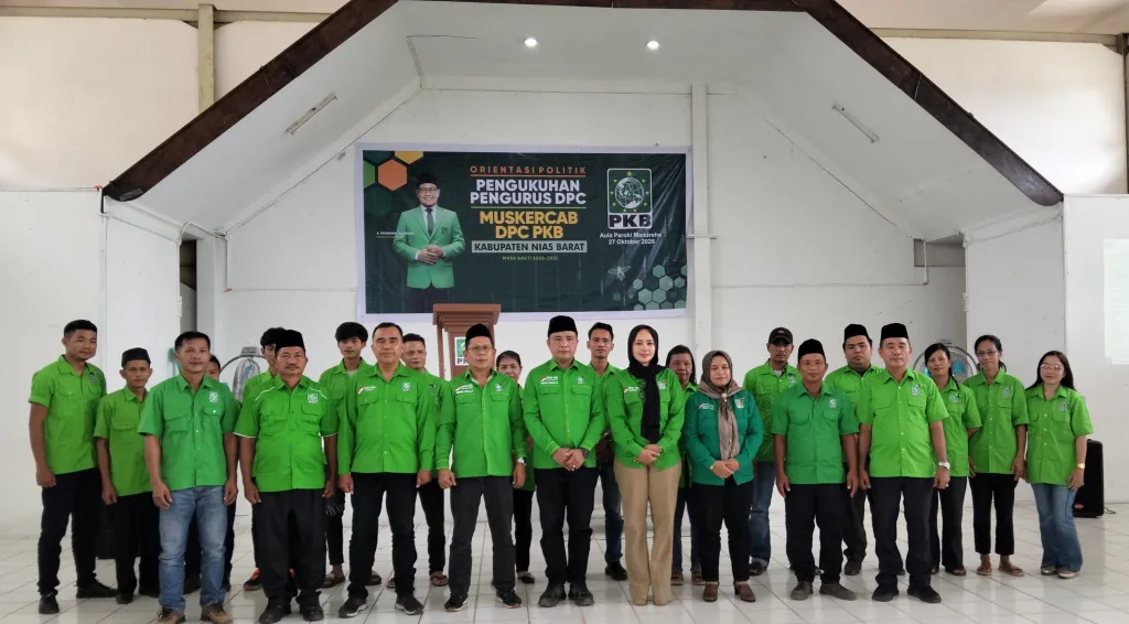 SELAMAT & SUKSES GURIBANO WARUWU BESERTA 22 PENGURUS DPC PKB KABUPATEN NIAS BARAT MASA BAKTI 2026–2031