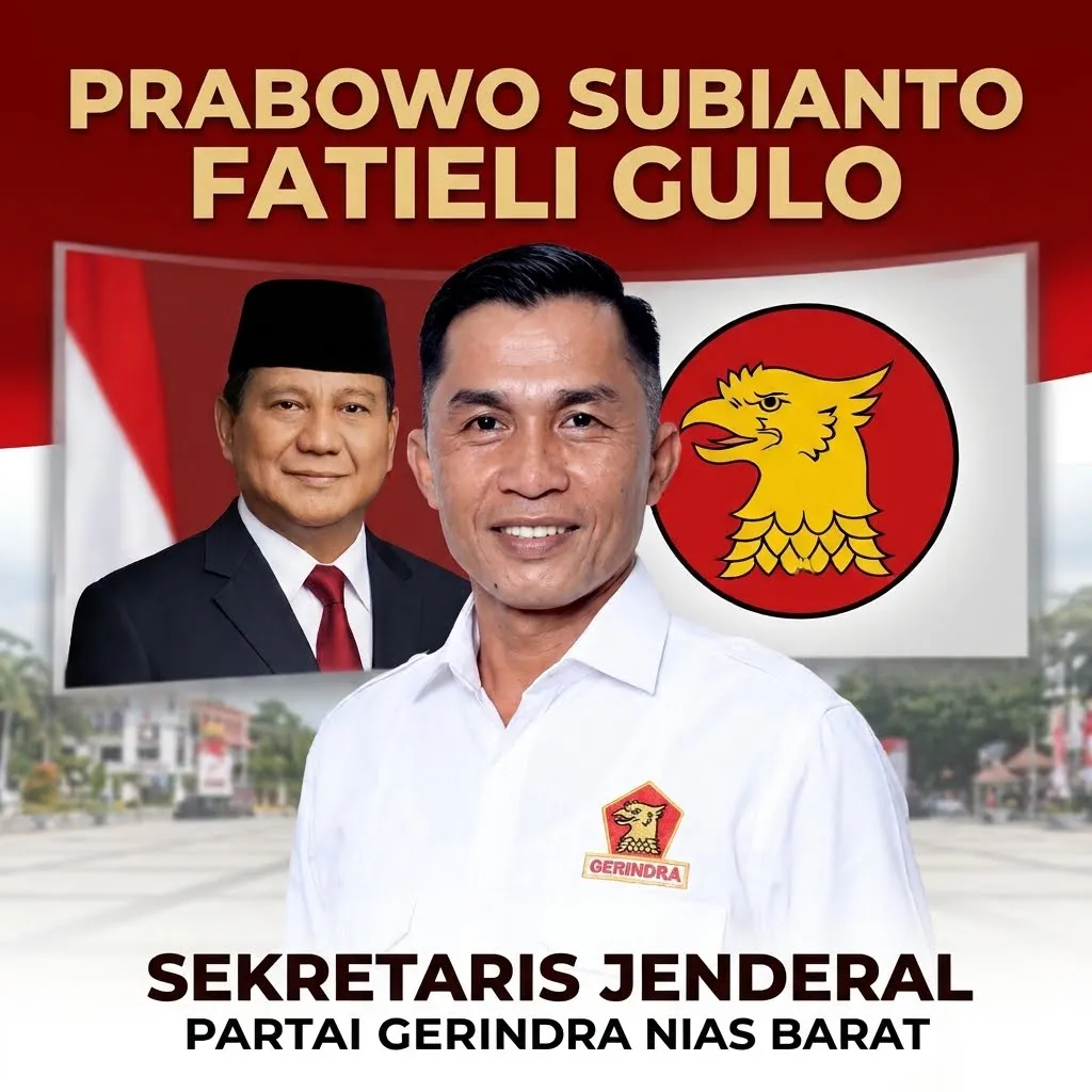 Baru 2 dari 105 Desa Siap, Sekjen Gerindra Nias Barat Desak Bupati Eliyunus Waruwu Percepat Program Kopdes Merah Putih