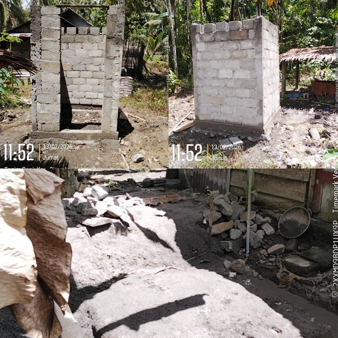 Ket Foto :MCK Didesa Togi mbogi yang Mark-up