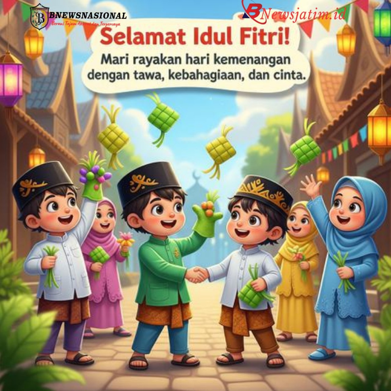 Keluarga Besar bnewsnasional.id dan Bnewsjatim.id Ucapkan Selamat Hari Raya Idulfitri 1447 H