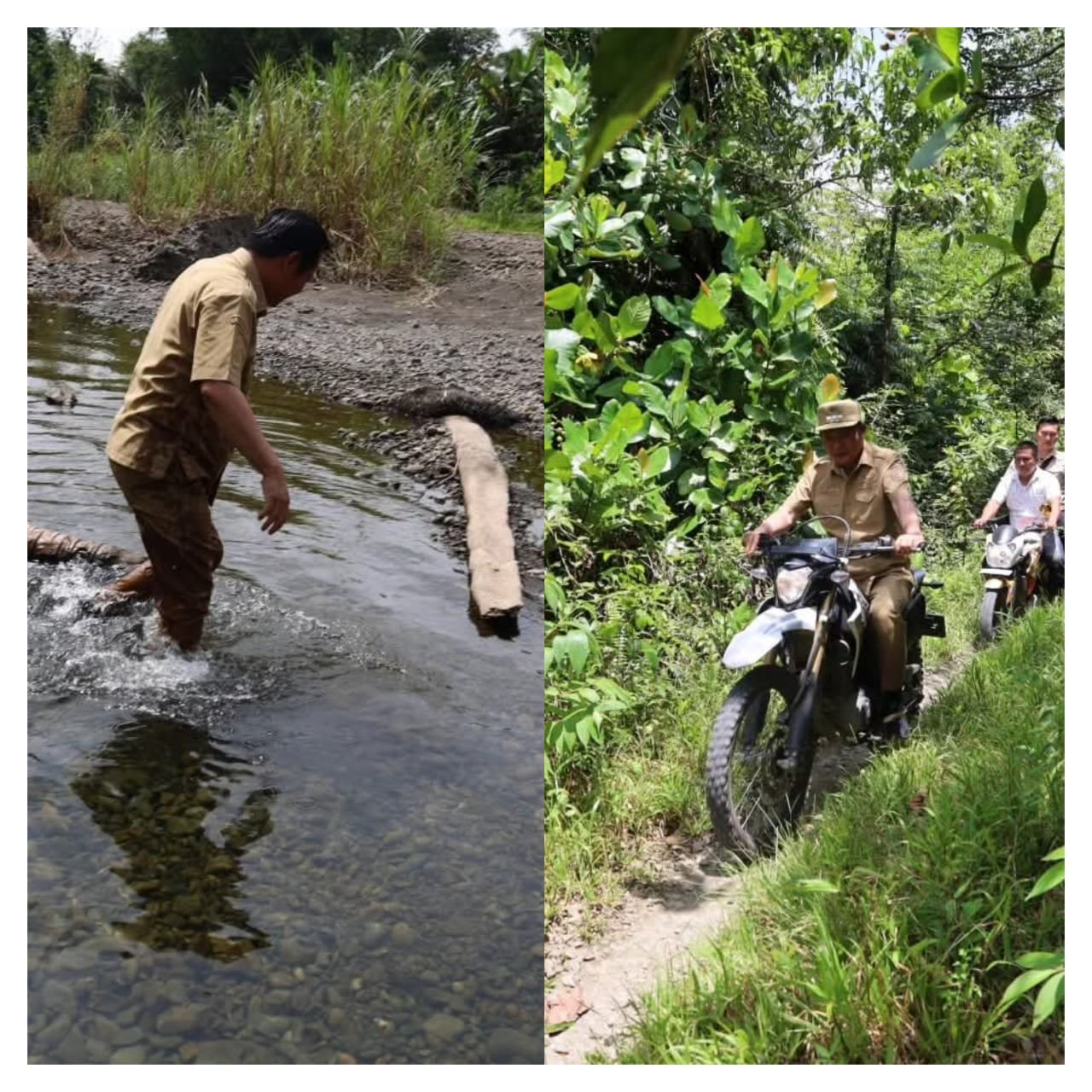 Bupati Nias Barat Tinjau Pembangunan SPAM dan Pertanian di Kecamatan Lahomi: 'Perencanaan Harus Matang