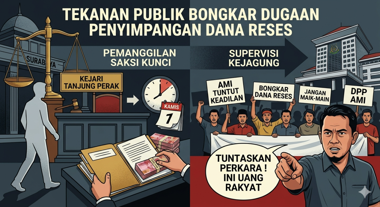 Mulai Terkuak! Kejari Tanjung Perak Panggil Saksi Kunci, AMI Jangan Main-main, Bongkar Tuntas Dugaan Dana Reses