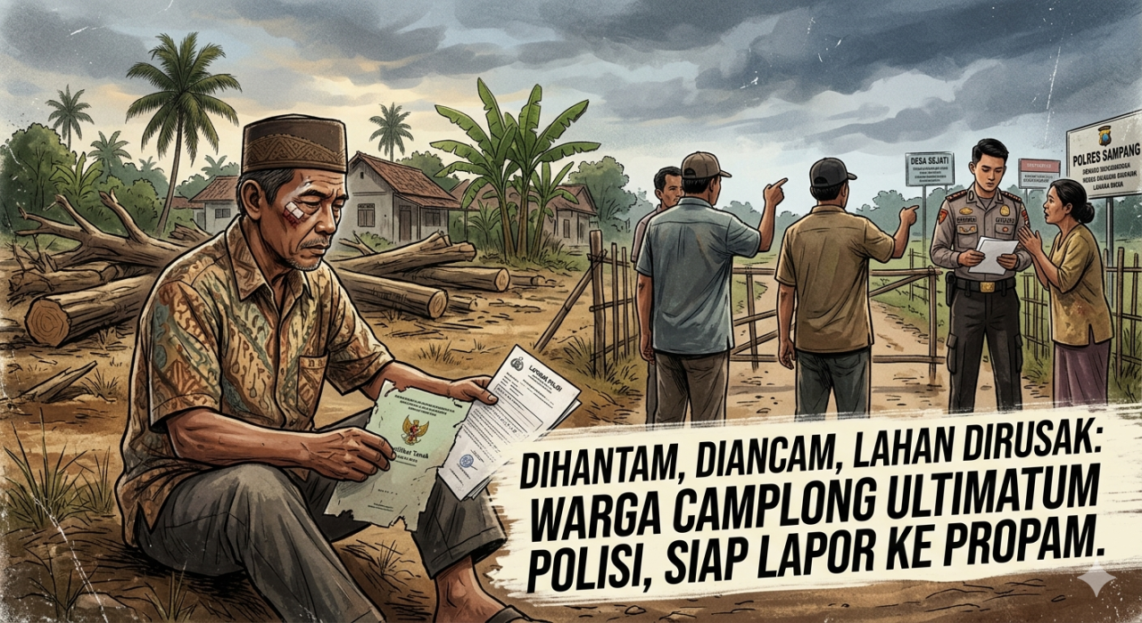 Dihantam, Diancam, hingga Lahan Dirusak: Warga Camplong Ultimatum Polisi, Siap Lapor ke Propam