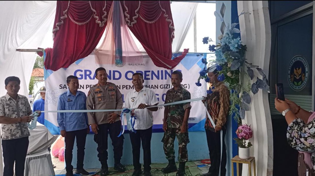 Gunting Pita SPPG Lajing 04, Arosbaya Perkuat Program Gizi