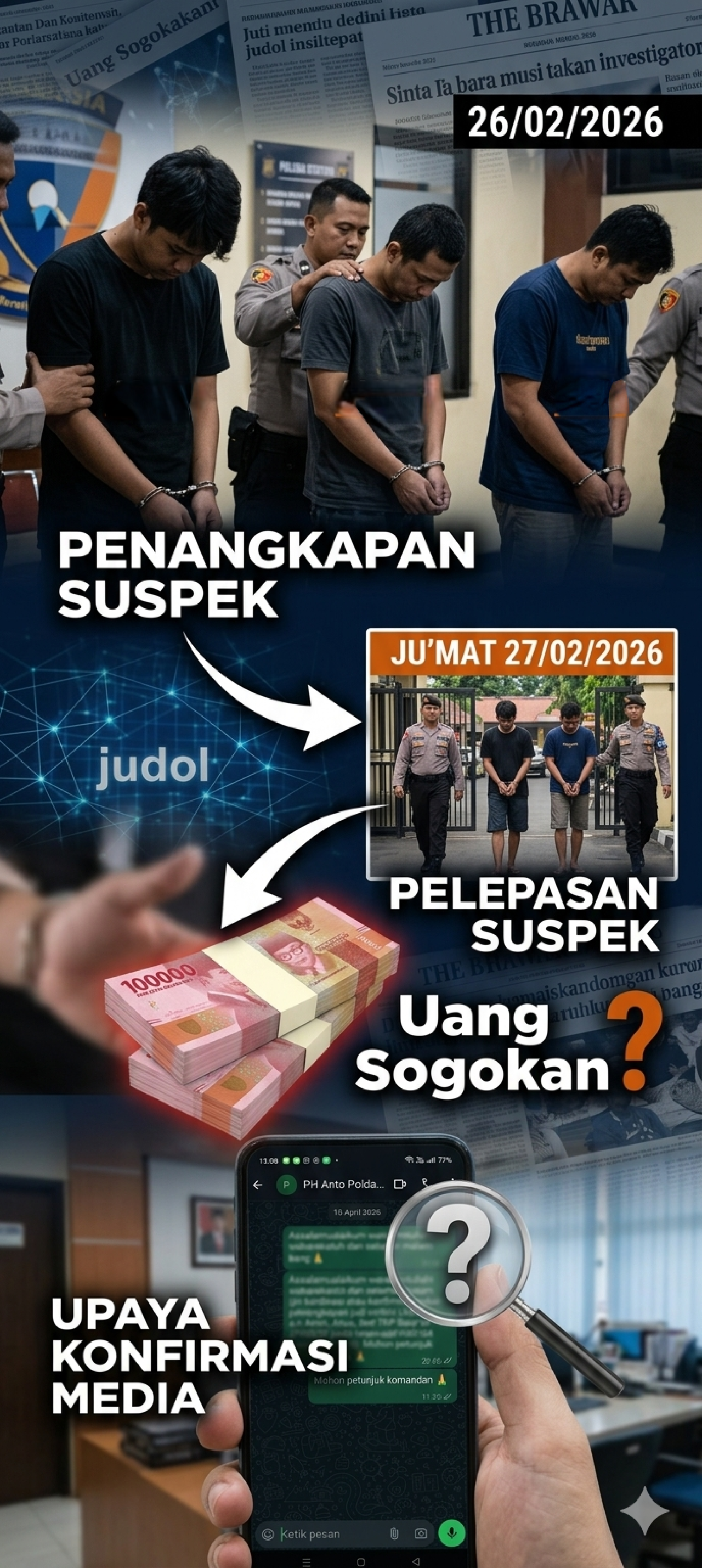 Dugaan Praktik "Lepas Tangkap" Kasus Judi Online di Jember Mencuat, Nama Subdit Jatanras Terseret