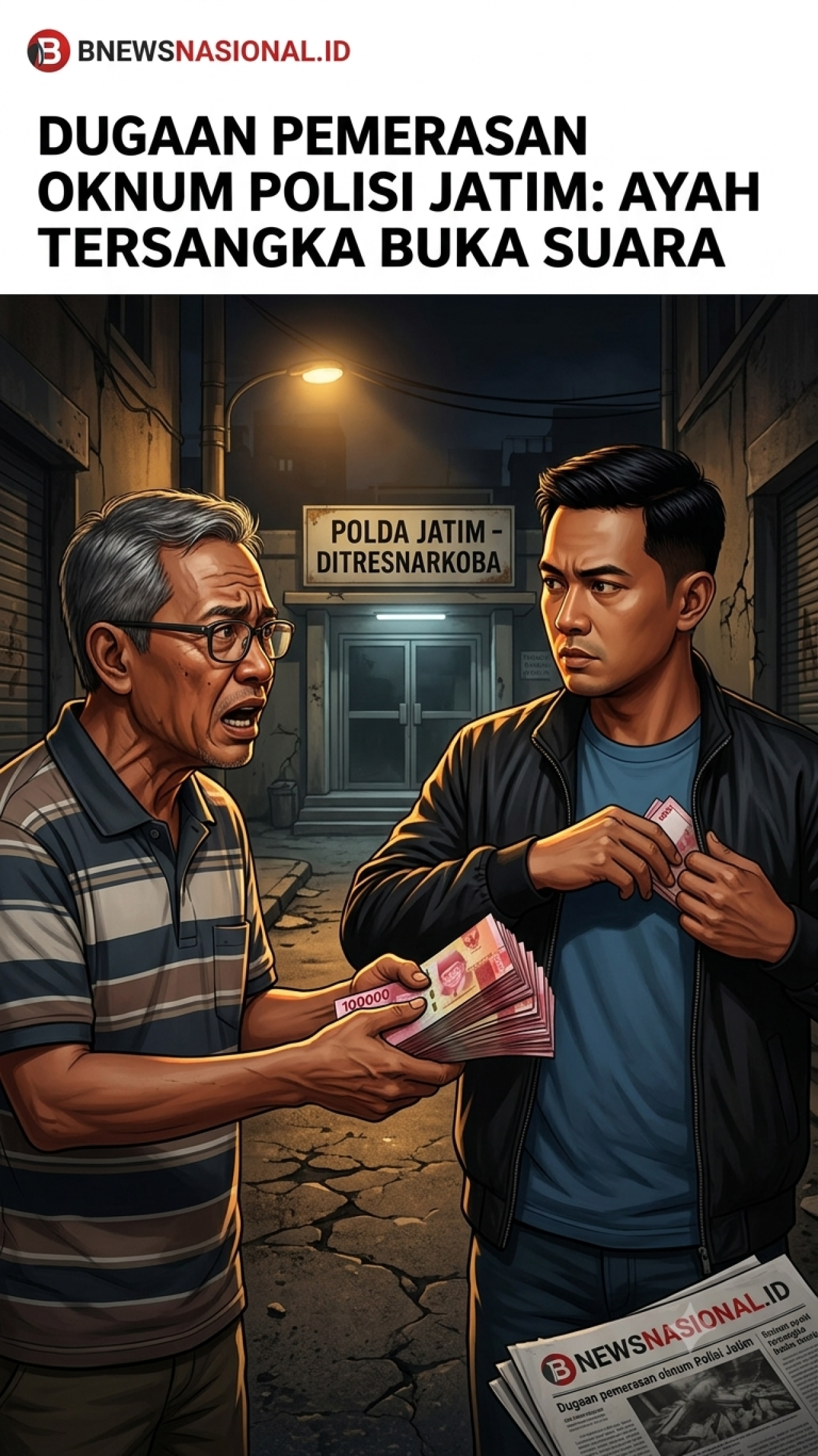 Dugaan Pelanggaran Prosedur dan Pemerasan Oknum Ditresnarkoba Polda Jatim, Orang Tua Tersangka Buka Suara