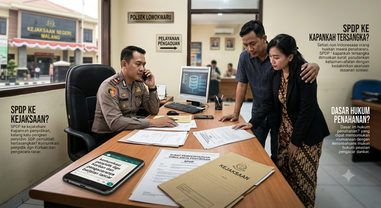 Kasus Dugaan Pengeroyokan Pasal 170 KUHP: Polsek Lowokwaru Kirim SPDP ke Kejaksaan, Status Penahanan Terlapor Dipertanya