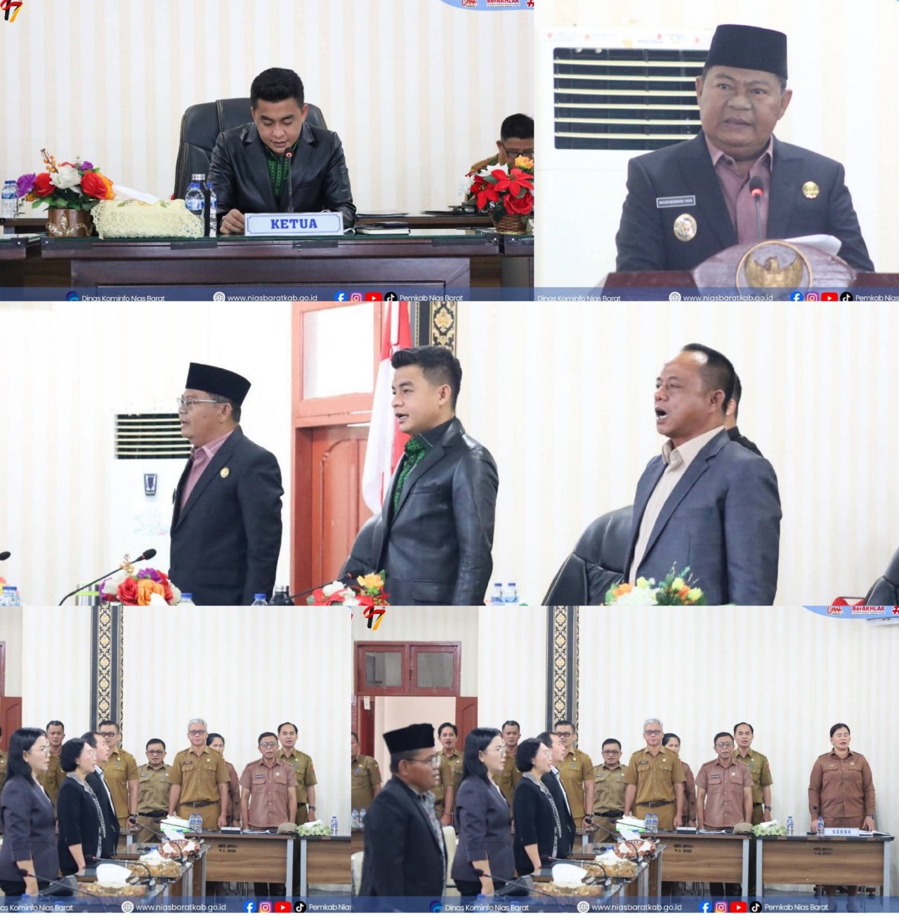 Hadiri Paripurna DPRD, Wakil Bupati Nias Barat Dorong Prioritas Program Berdampak bagi Masyarakat