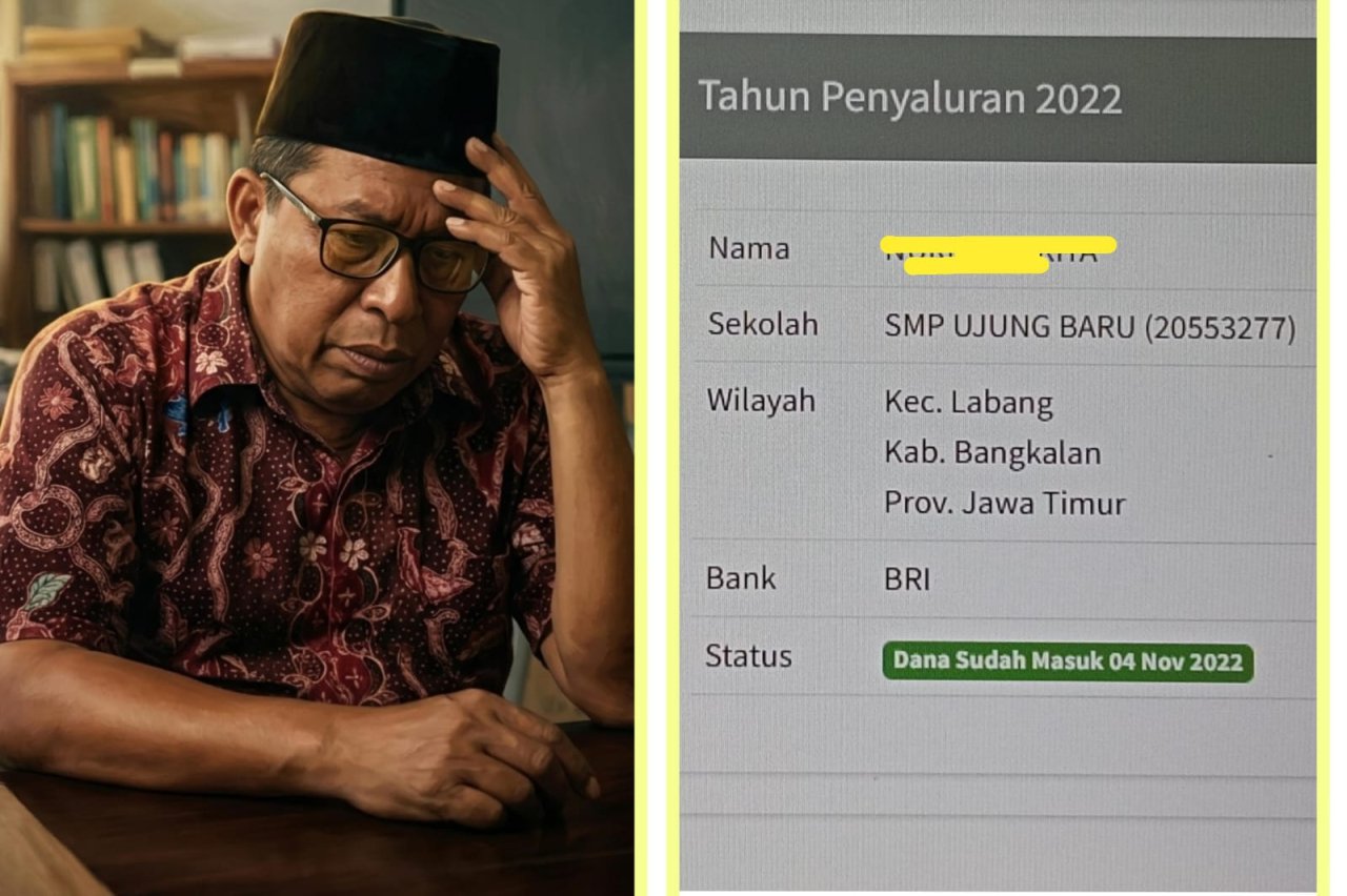 Diduga Gelapkan Dana PIP 2022 – 2026, Ketua Yayasan SMP Ujung Baru Menunggu Panggilan Kejaksaan Negeri Bangkalan
