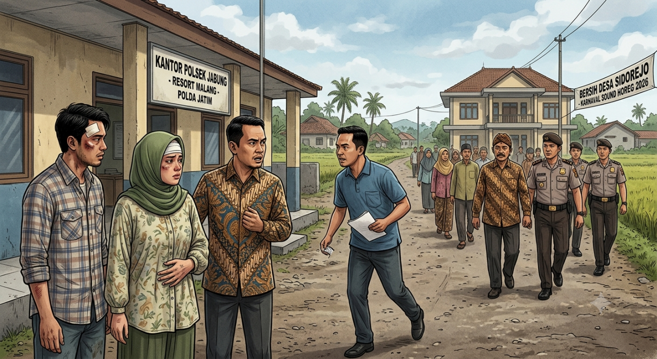 Diduga Tak Punya Izin Keramaian dan Berujung Pengeroyokan, Polsek Jabung Periksa Kades Sidorejo Malang
