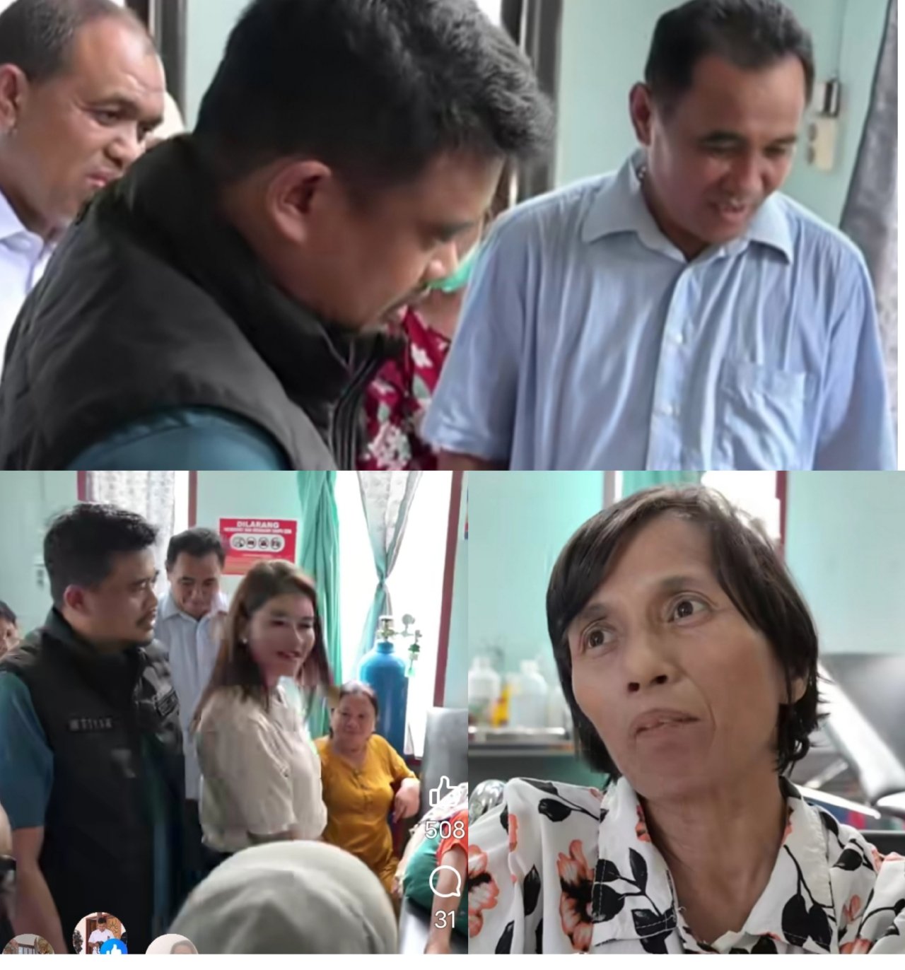 Bubernur Bobby Nasution Temukan Pesien Tumor Ganas di Nias Selatan,Langsung Perintahkan Operasi di Medan