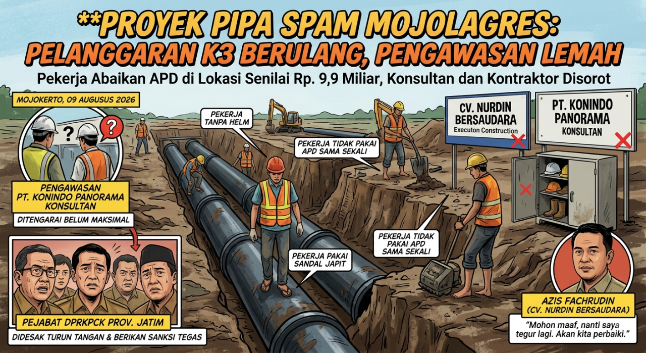 PT Konindo Panorama Konsultan Diduga Lalai Tanggung Jawab, Pelanggaran CV Nurdin Bersaudara Terus Terulang 