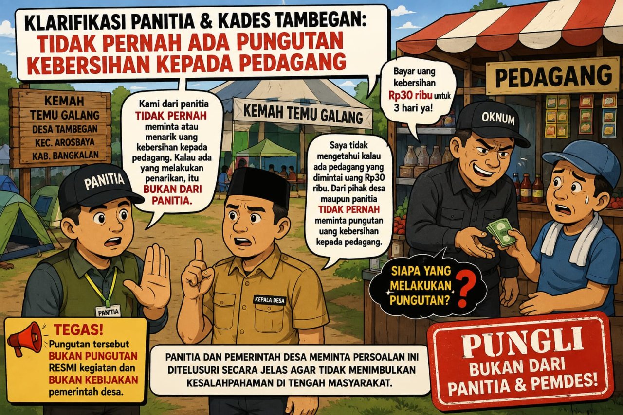Bukan Panitia, Bukan Pemdes: Pungutan Pedagang Rp30 Ribu di Kemah Temu Galang Diminta Diusut