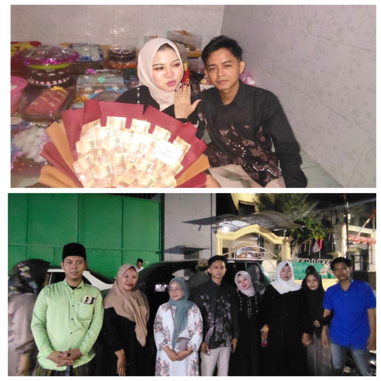 Suasana Khidmat dan Kekeluargaan Warnai Prosesi Tukar Cincin Khusnul Iqbal dan Ida Suryati di Sidotopo