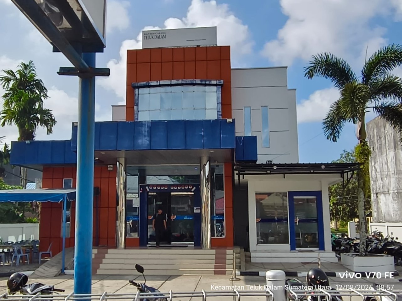Ket Foto Gedung Bank Sumut Nia Selatan