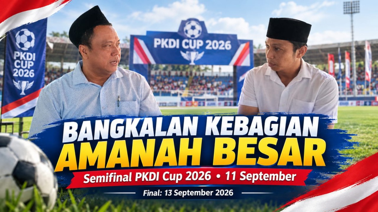 Bangkalan Kebagian Amanah Besar, Semifinal PKDI Cup 2026 Digelar 11 September