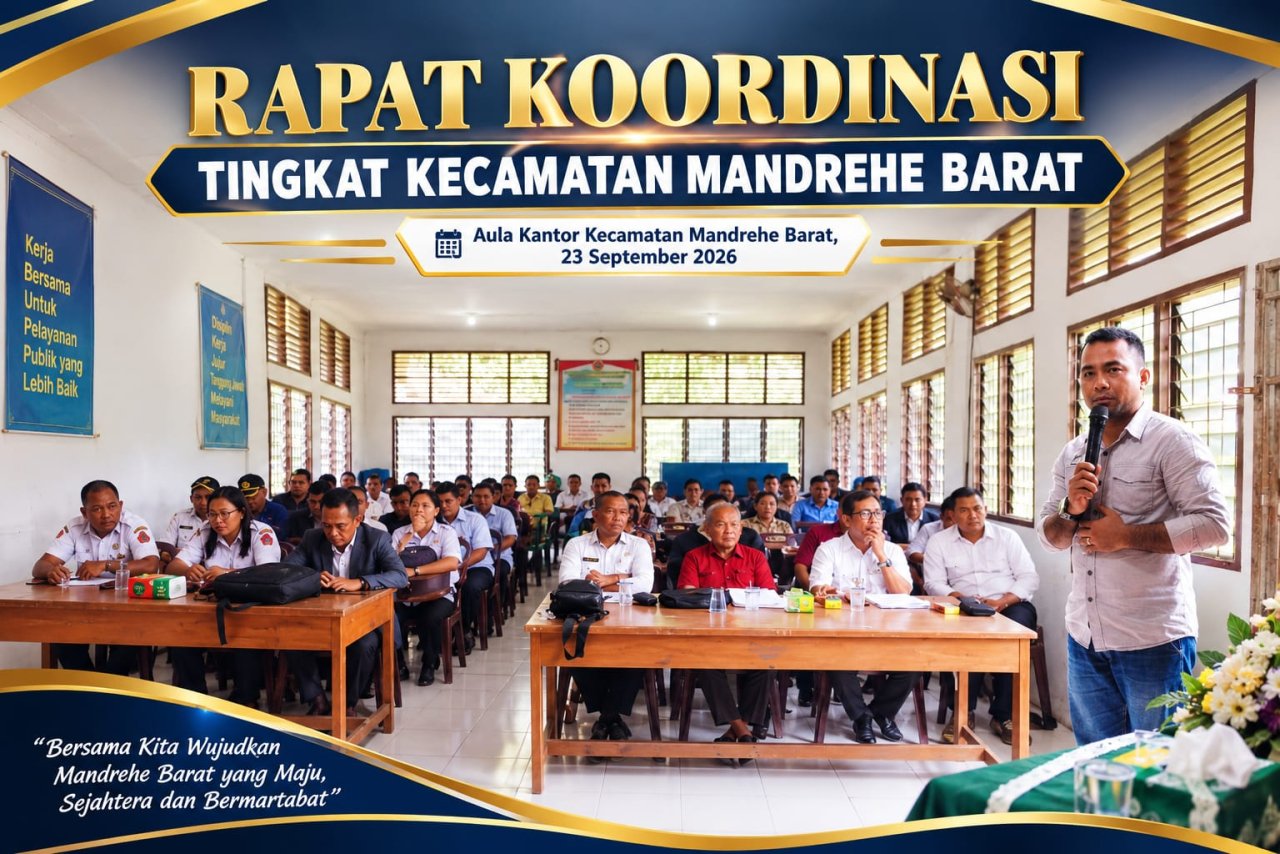 Perkuat Sinergitas Pemerintahan, Afolo Gulo Dorong Kolaborasi Pemerintah dan Pemuda di Rakor Mandrehe Barat